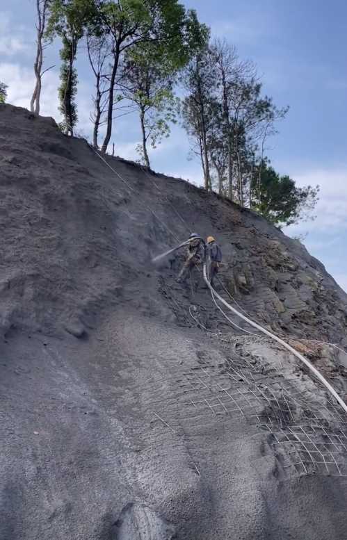 滁州明光边坡喷护